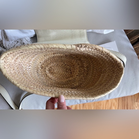 Chloe Marcie Small Basket Bag Raffia and Leather - Neutrals - Picture 5 of 16
